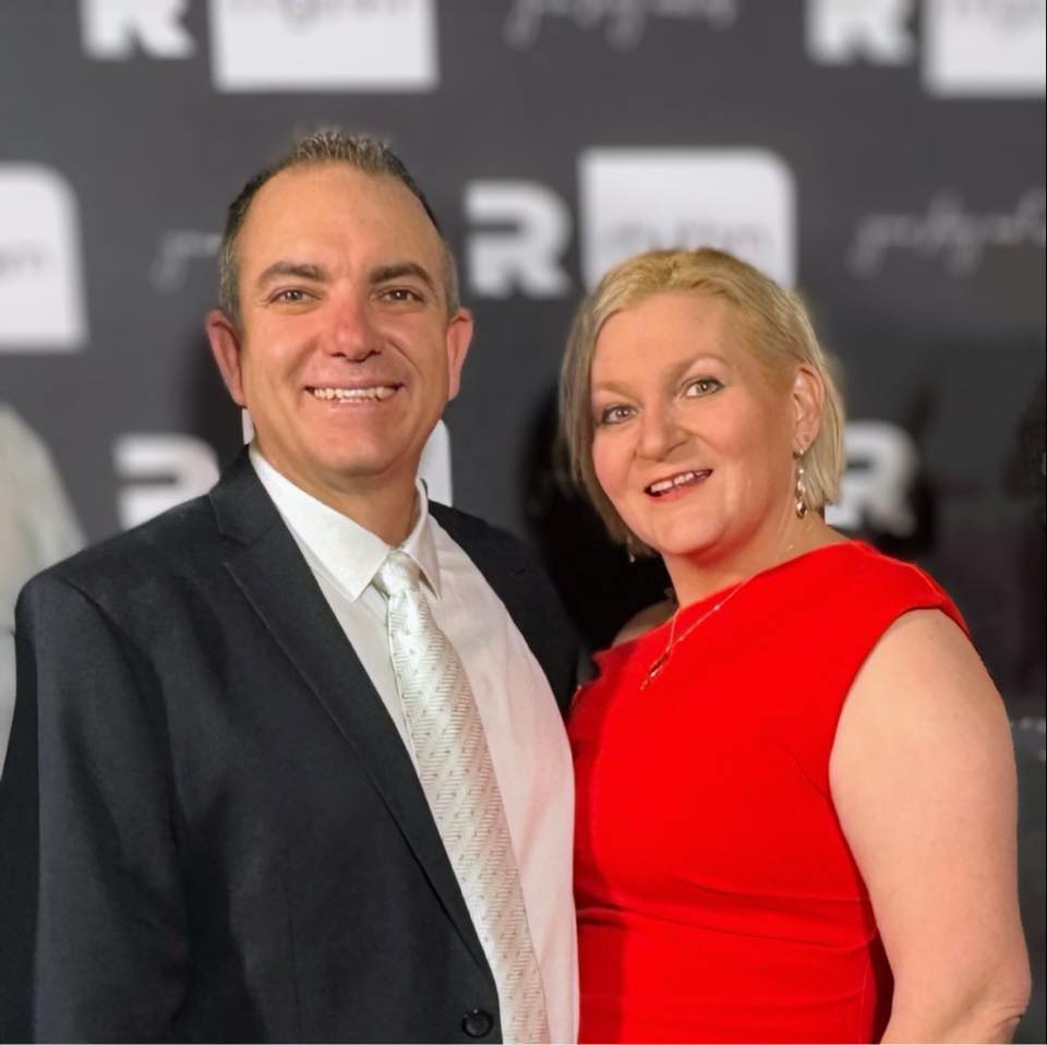 Murray and Kathy at a Rhythm Church awards evening